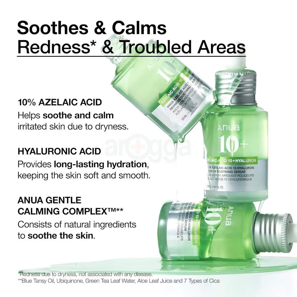 Anua 10+ Azelaic Acid Hyaluron Soothing Serum 30ml