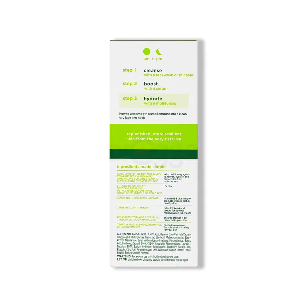 Simple Kind to Skin Replenishing Rich Moisturiser with Vitamin B5+E & Niacinamide 125ml